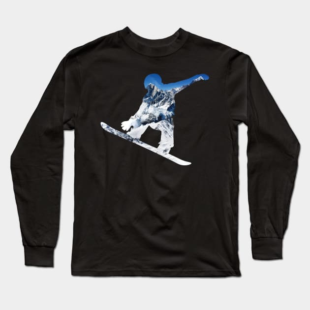 Snowboard Long Sleeve T-Shirt by nuijten